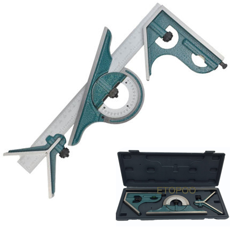 

Universal Ruler Set Combination Square Protractor Right Angle Combination Square Protractor Ruler Set Measuring Tools