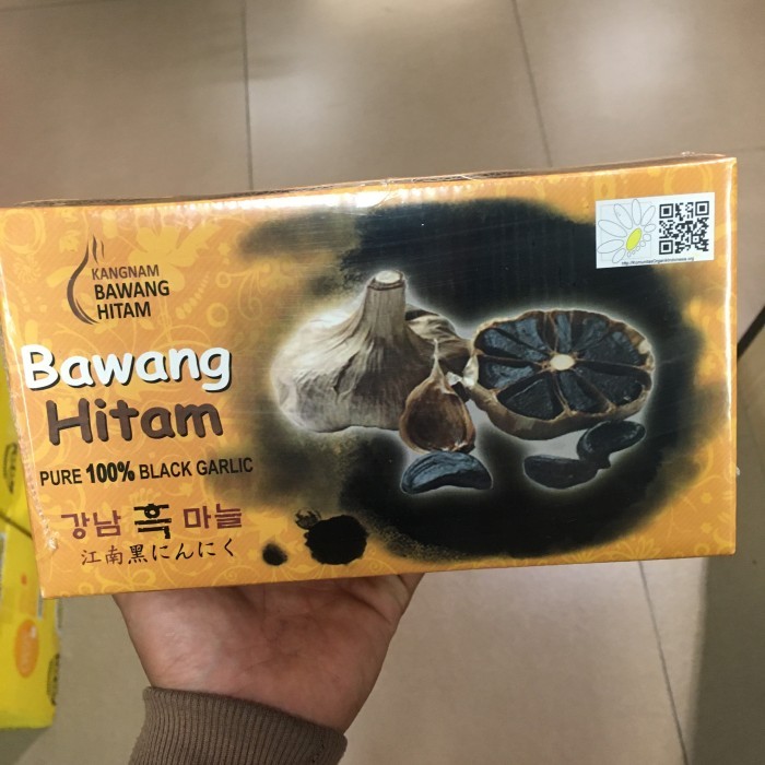 

black garlic kangnam bawang hitam asli isi 30