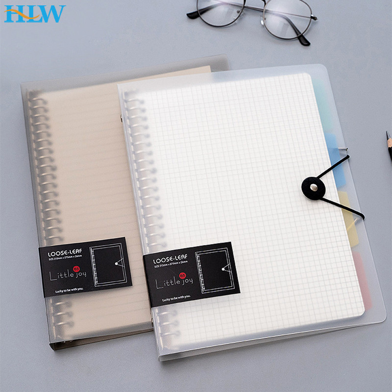 

A5 A4 B5 matte adhesive loose strap loose notebook paper planner inner ring file cabinet materials stationery gift traveler