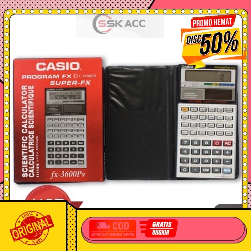 

kalkulator scientific casio Fx 3600pv