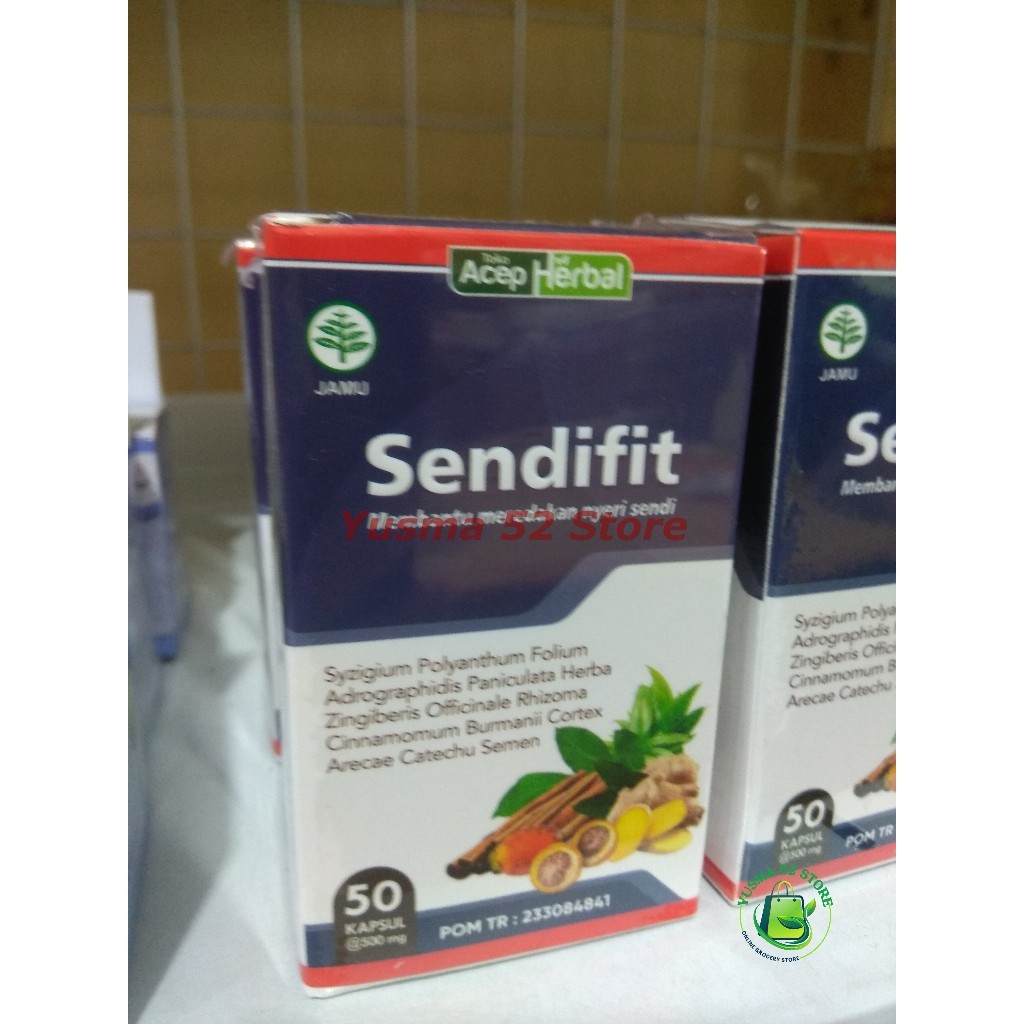 

Sendifit 50 kapsul - Herbal asam urat dan rematik saraf kejepit kolesterol obat nyeri sendi BPOM