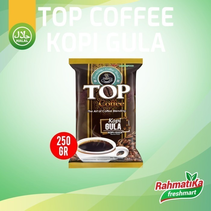 

Top Coffee Kopi Gula 250 gram (Isi 12 Sachet)