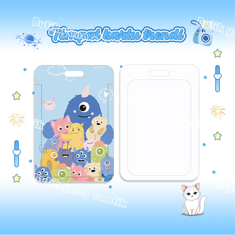

ID Card Holder,Tempat Kartu Monster Kreatif Kawaii, Cocok untuk Kantor/Sekolah, Kartu Pelajar/Kartu Transportasi, Kartu Akses, KTP, Flazz, Kartu Kredit Elektronik dan Uang Elektronik.