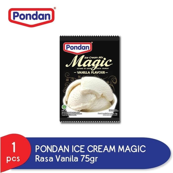 

New Item PONDAN ICE CREAM VANILLA 75G