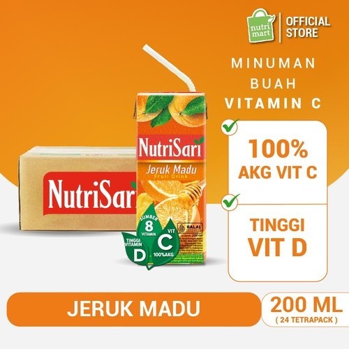 

New Item NUTRISARI RTD JERUK MADU 200ML