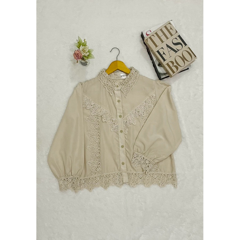 Blouse Katbol Premium | Kemeja Katbol Premium | Blouse Katun Bolong | Kemeja Katun Bolong | Blouse V