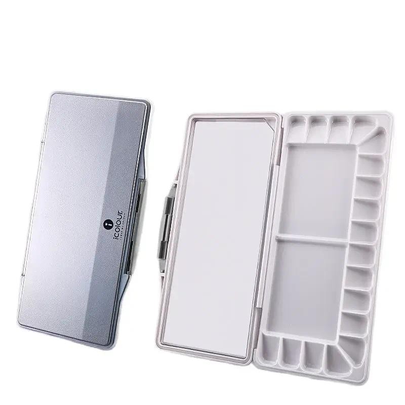 

Watercolor Pigment Moisturizing Box 18/33 Grid ABS Material Color Palette Gouache Box Art Student Special Tray