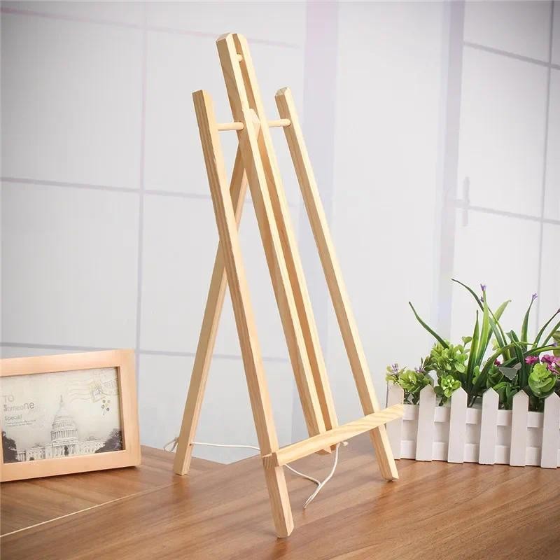 

1PC Table Easel Beech Wood For Artist Easel Painting Craft Wooden Picture Stand For Party Decoration Art Supplies 30cm/40cm/50cm