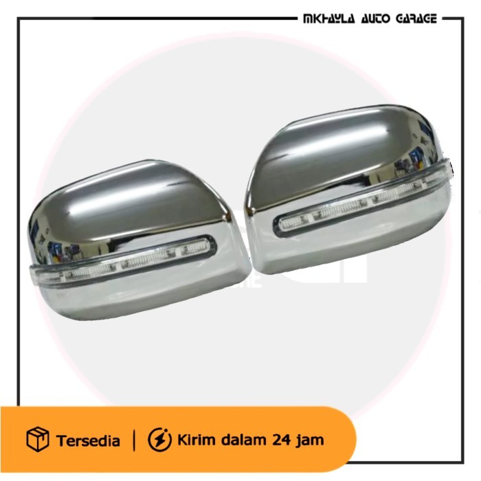 Cover Spion Chrome + Lampu Sein All New Avanza 2012-2018 Tipe G BARU