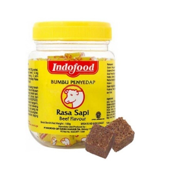 

NEW ITEM INDOFOOD BUMBU PENYEDAP SAPI CUBE 100G BAHAN MASAK