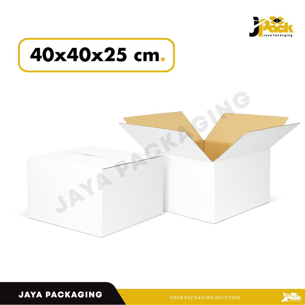 

Box 40x40x25 ( MACE ) Kardus/Kemasan/Box/Packing/Amdk/Normal/A1/tinggi10/tinggi25