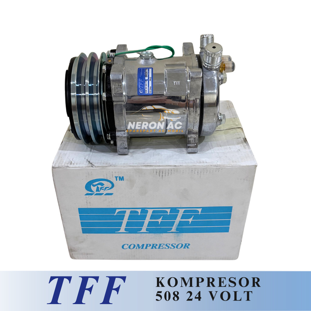 COMPRESSOR KOMPRESOR AC SANDEN 508 SD508 24V 24 VOLT TFF