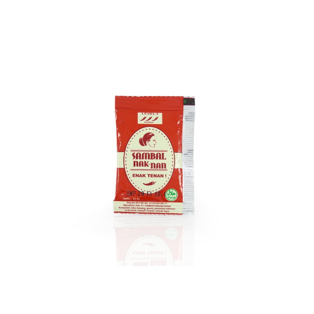 

kimoura shop-undefined-Sambal Bawang Naknan Sachet Level 3 1 Renceng atau 10pcs