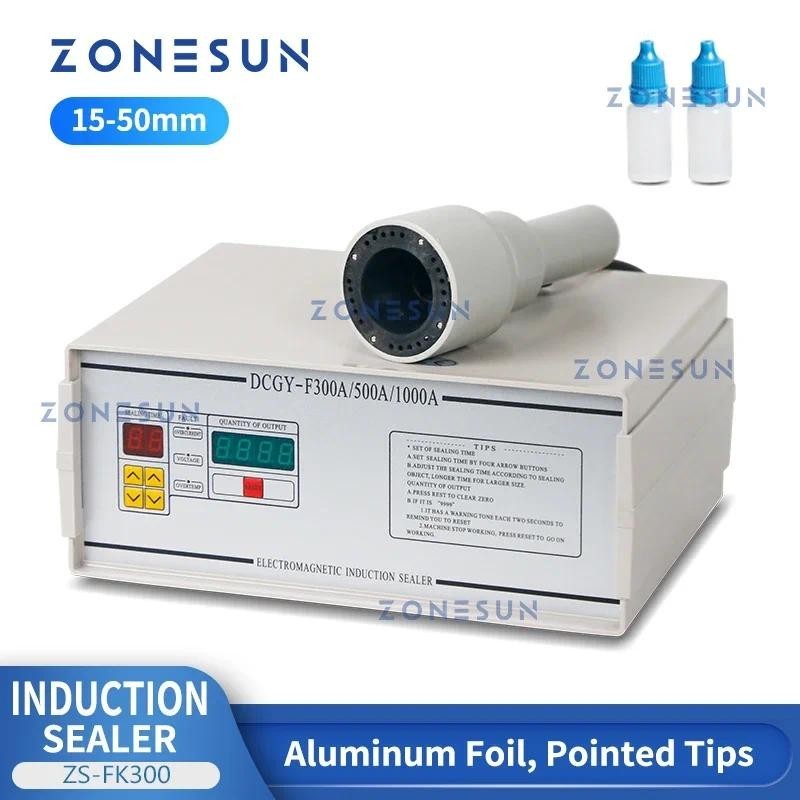 

SPECIAL PRICE ZONESUN Handheld Induction Sealer Aluminium Foil Pointed Tip Top Plastic Glass Bottle Sealing Machine ZS-FK300
