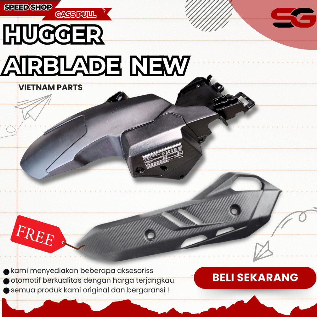Hugger Airblade Vario 125 New Hugger Vario Spakbor Kolong Vario Hugger New Vario 150 125 Spakbor VP