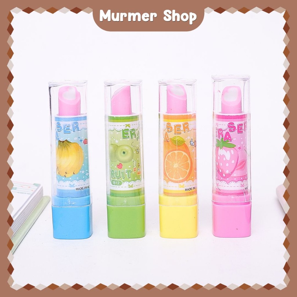 

Penghapus Putar 8812 Lipstick Buah ER-1218 Eraser Penghapus Karet Hapusan Stip Setip Lipen putar