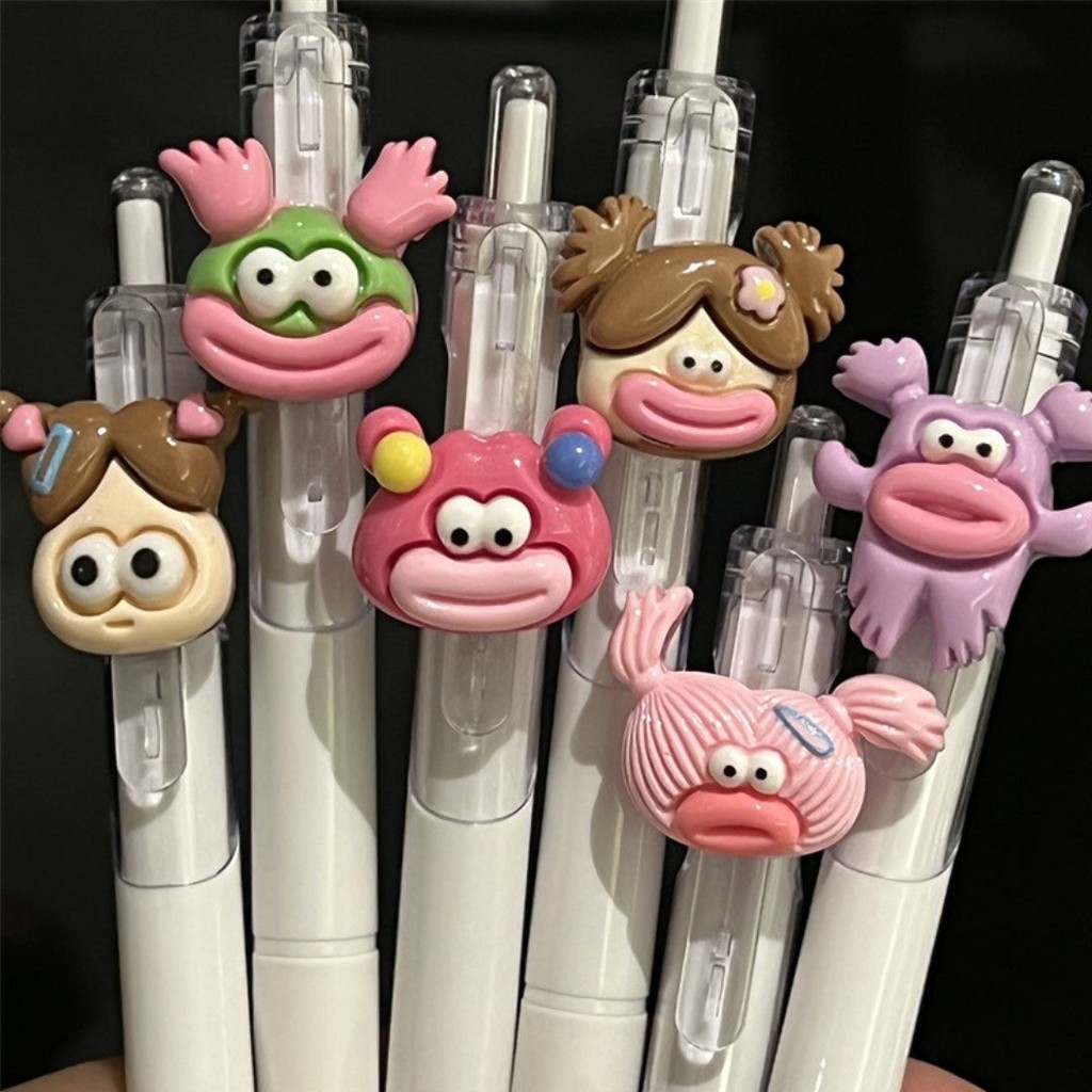

[doodledreams] Pulpen Ugly Cute Girl 1 PCS / Cute Pen / Bolpen Tinta Lucu / Alat Tulis Sekolah