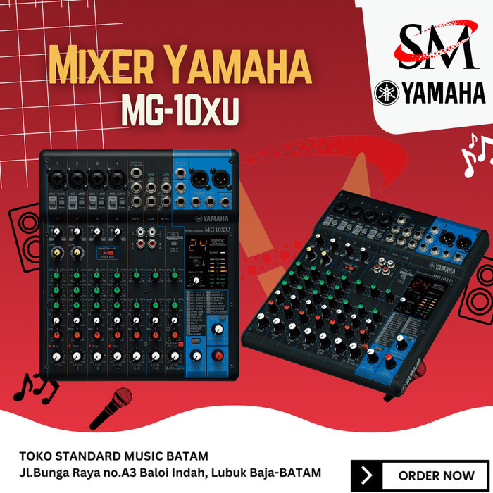 Yamaha Mg10Xu Mixer Analog / Mixer Yamaha Mg10Xu / Yamaha Mg-10Xu