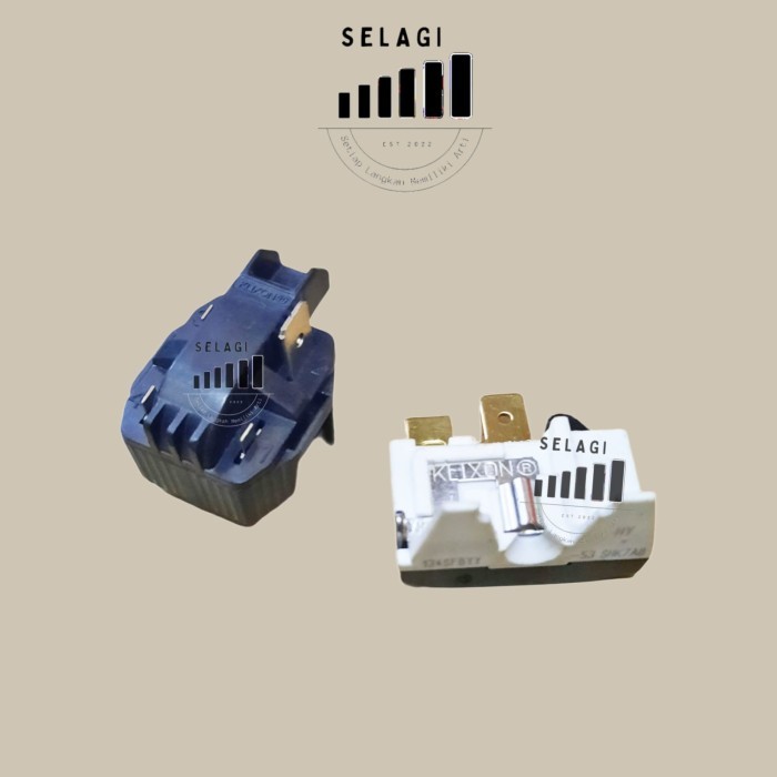 PTC overload kulkas sharp 2 pintu original - Relay overload Ori sharp