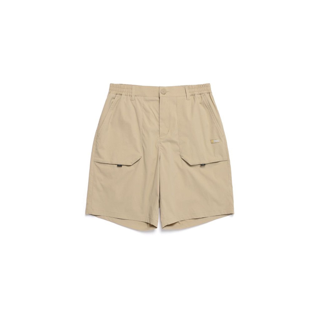 National Geographic Unisex Mesh Hybrid Fatigue Shorts Sand Beige - Celana Pendek Unisex Sand Beige