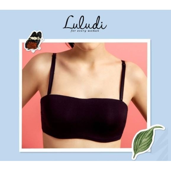 Luludi By Wacoal BEST SELLER Strapless Bra / Kemben / Bra Kawat - Cokelat, 34B