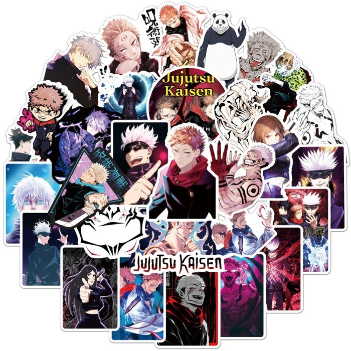

sticker luggage waterproof 50 pcs jujutsu kaisen