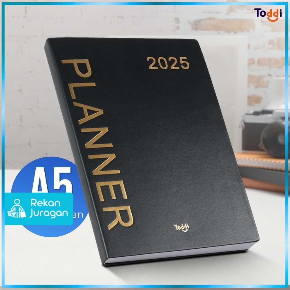 

Toddi Buku Agenda Softcover Monthly Planner Notebook A5 304 Halaman - TD-2025