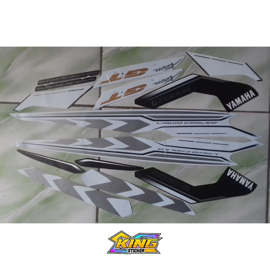 Stiker striping yamaha xeon gt 125 2015