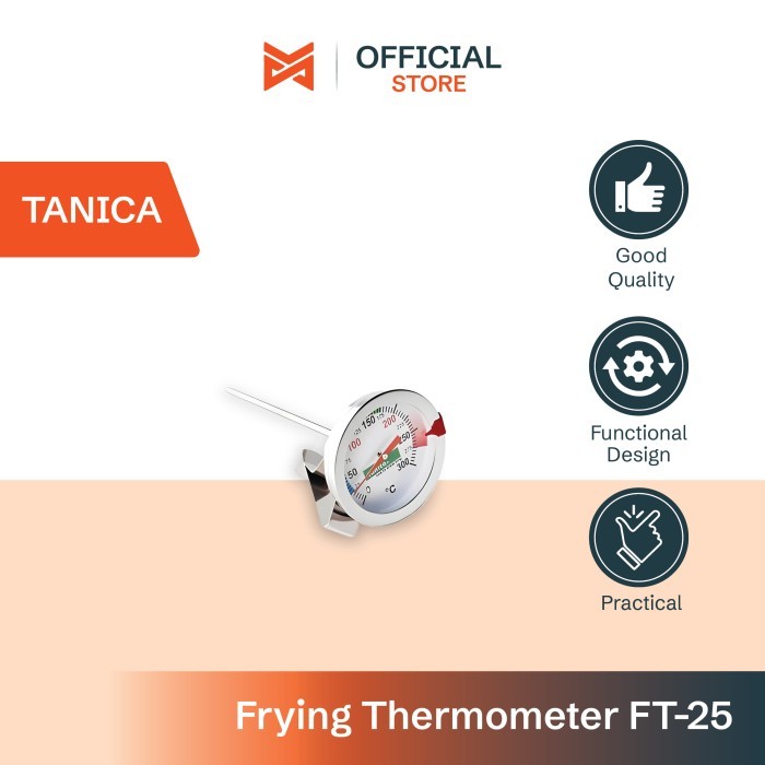 Alat Pengukur Suhu Masakan Tanica Frying Thermometer - 25 CM