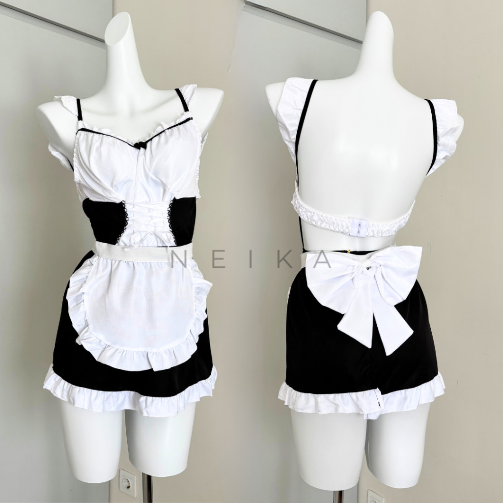 PRODUK BARU Cosplay Suzy Maid Bisa Big Size Lingerie Cosplay Maid