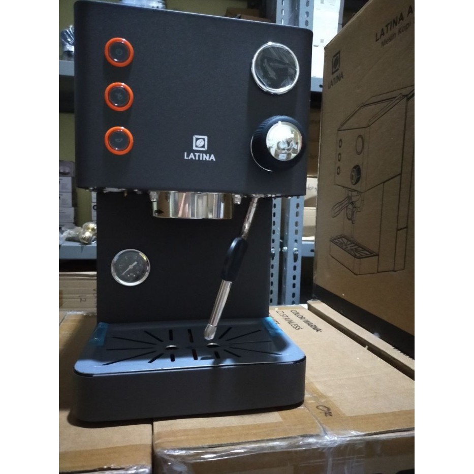 LATINA ALTRO Espresso Coffee Machine Mesin Kopi Barista ORI BERGARANSI - Dark Grey