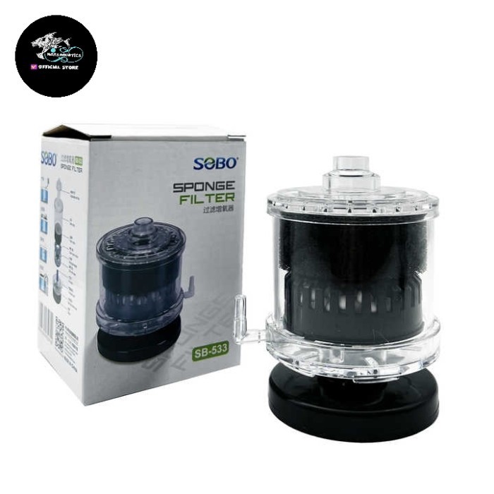 Biofoam Busa Filter Aquarium Sobo SB 333 Sponge Filter Sobo