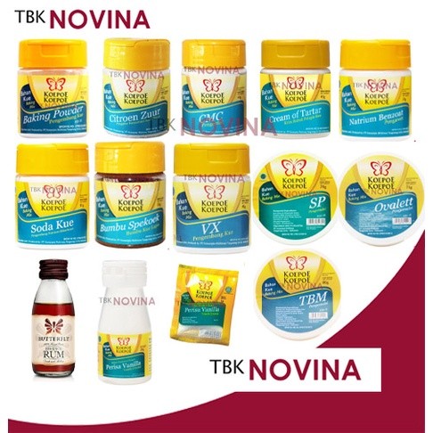 

BAKING MIX / BAHAN BAKING SODA / BAKING POWDER / SP / RAGI / OVALET / SPEKOEK