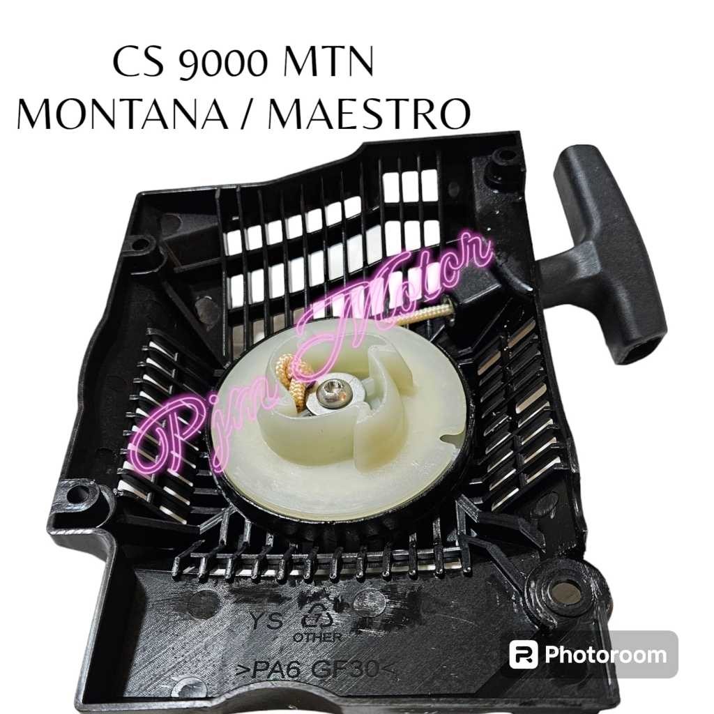 

CS9000MSN recoil starter tarikan kap engkol mesin chainsaw sinso senso montana maestro 9000 amplas