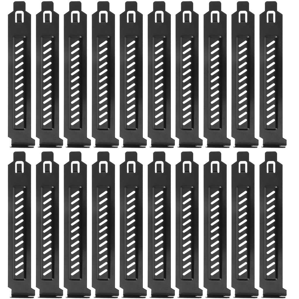 20pcs Stainless Steel PCI Slot Blanking Plate PCI L Blank Bracket Heat dissipation dust proof    baf