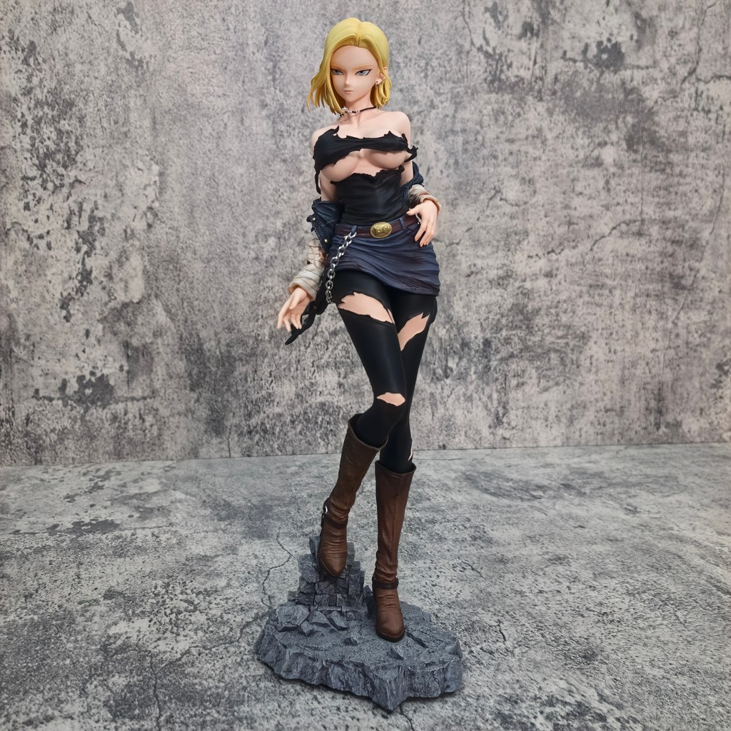 Dragon Ball 30cm Anime Figure Sexy Android 18 Pvc Action Figurine Model Statue Toys Statue Doll Coll