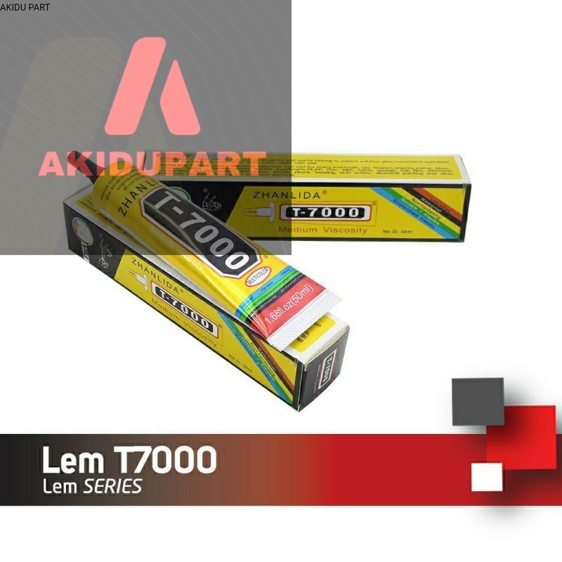 

SPAREPARTS T7000 Lem lcd touchscreen / Lem layar hp / Lem layar sentuh / Lem tutup belakang hp / Lem Backdoor 50ml