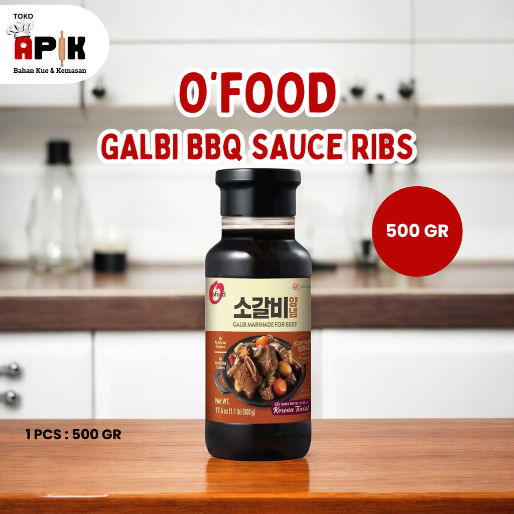 

O’FOOD GALBI BBQ SAUCE RIBS UKURAN 500 GRAM