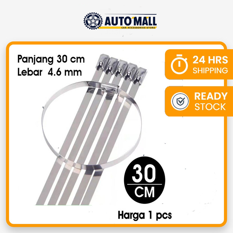 

1 PCS Pengikat Kabel Ties Stainless Steel Cable Ties Metal Multifungsi