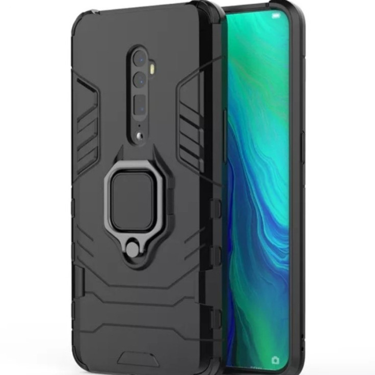 Case Oppo Reno 2 / Reno 2F 2Z TPU Iring Case Robot Transformer Standing Holder