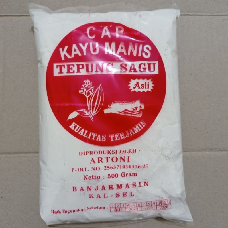 

Tepung Sagu Cap Kayu Manis 500gr - CBY