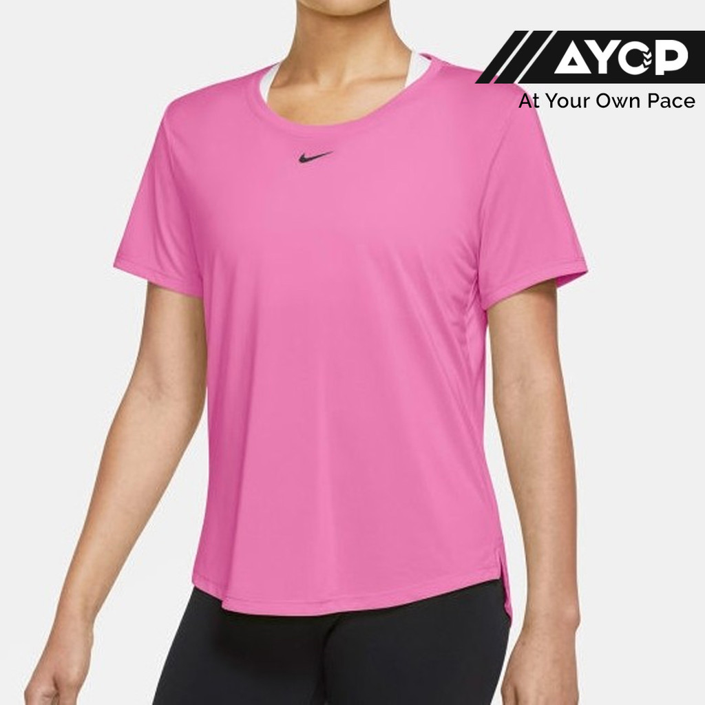 Nike One Dri-FIT Standard Women's Running T-Shirt - Playful Pink