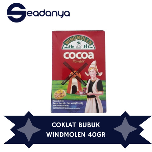

Windmolen Cocoa Powder 40g - Cokelat Bubuk - Coklat Tabur - Topping Chocolate Halal MUI & BPOM