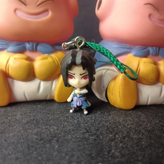 original bandai keychain figure naruto sasuke ori