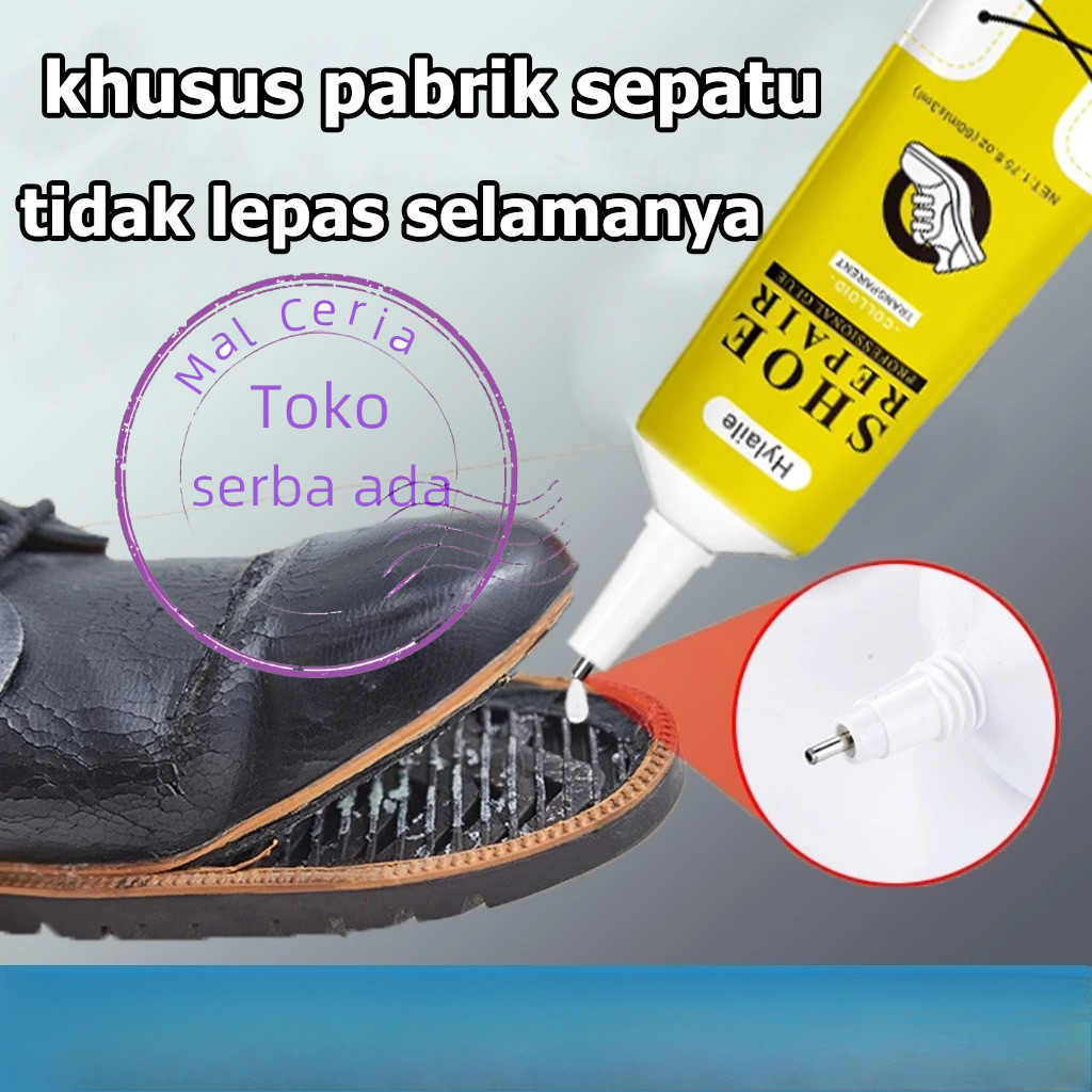 TERLARIS Lem Sepatu Super Kuat Tahan Air 60 Ml /Lem Serbaguna Super Kuat/ Lem Besi Super Kuat/Lem Be