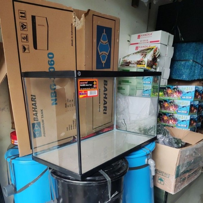 Aquarium Fiber 60x30x35 (NikitaStar) Murmer Tersedia pilihan warna