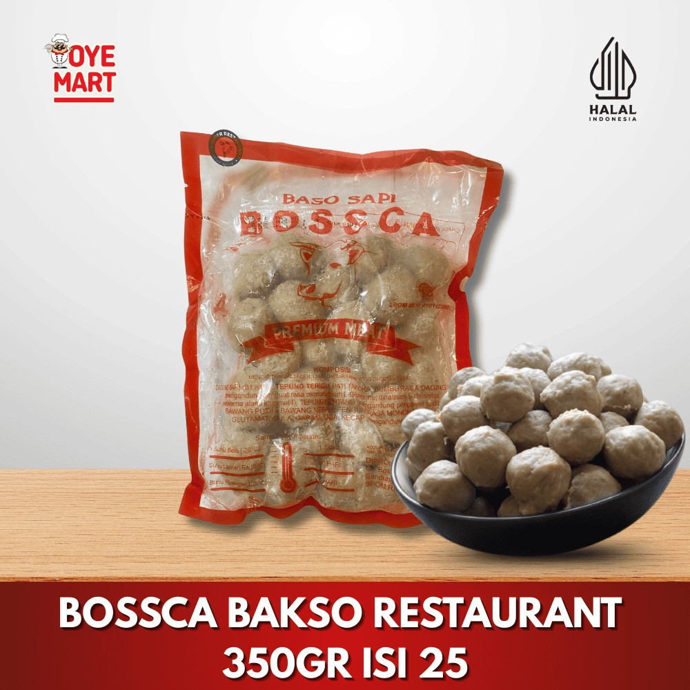 

BOSSCA BAKSO DAGING RESTAURANT 350GR ISI 25 / BAKSO DAGING SAPI