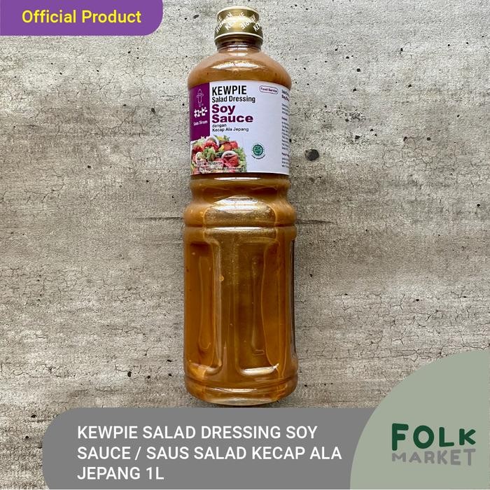 

KEWPIE Salad Dressing Soy Sauce / Saus Salad Kecap Ala Jepang 1L