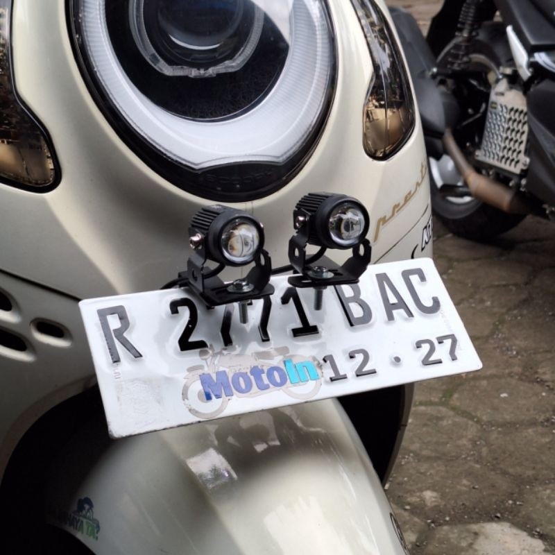 Bracket Breket Dudukan Lampu Foglamp Scoopy Dudukan Lampu Tembak Foglamp Scoopy Genio