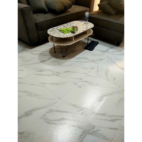 ABOLAILSHOP  sticker vinyl marble /marble Sticker /sticker Lantai /Ukuran 60 cm x 60 cm